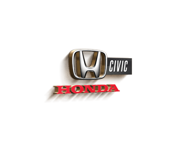 Honda Civic backup camera oem integration logo