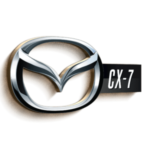 Mazda cx-7 oem intergrated backup camera system logo