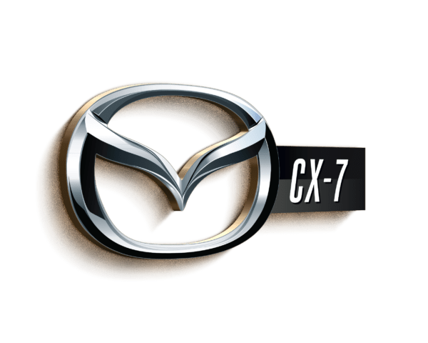 Mazda cx-7 oem intergrated backup camera system logo