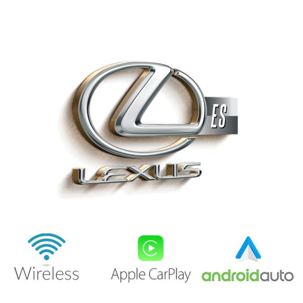 Lexus ES Wireless Apple CarPlay and Android Auto System Logo