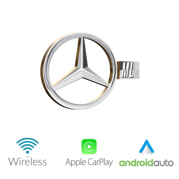 Mercedes benz ml wireless carplay android auto system with backup camera option