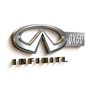 Infiniti QX50 backup camera android auto carplay system logo