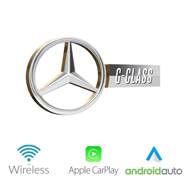 Mercedes benz wireless carplay android auto system with backup camera option