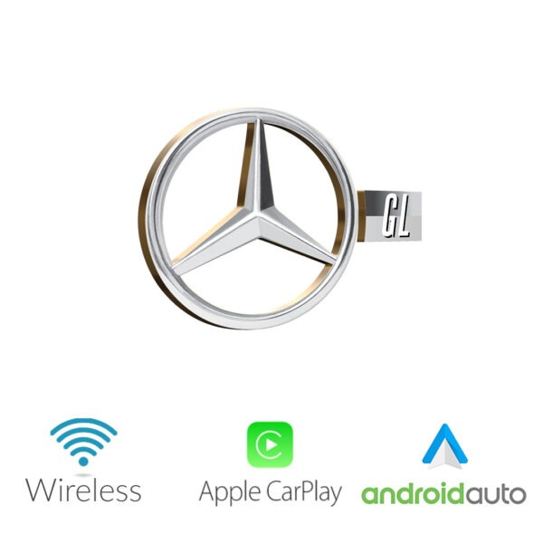 Mercedes benz GL wireless carplay android auto system with backup camera option