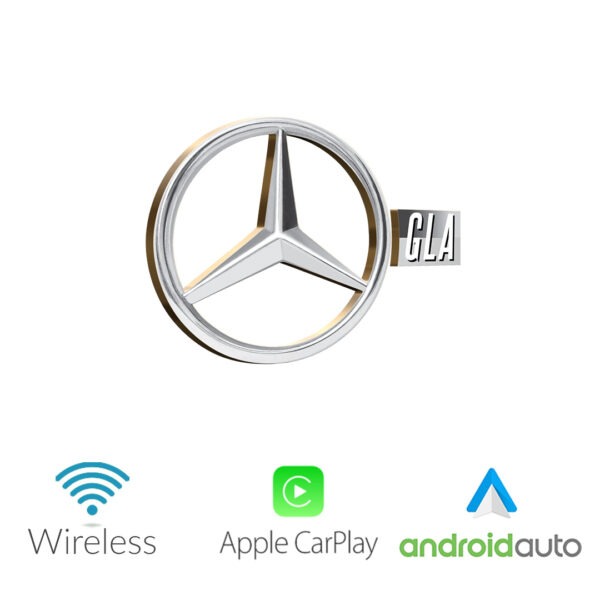 Mercedes benz wireless carplay android auto system with backup camera option