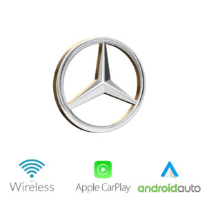 Mercedes benz wireless carplay android auto system with backup camera option