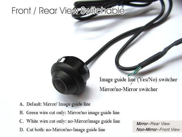 OEM-Style 360 Adjustable Front/Side/Rear-View Camera - Image 3